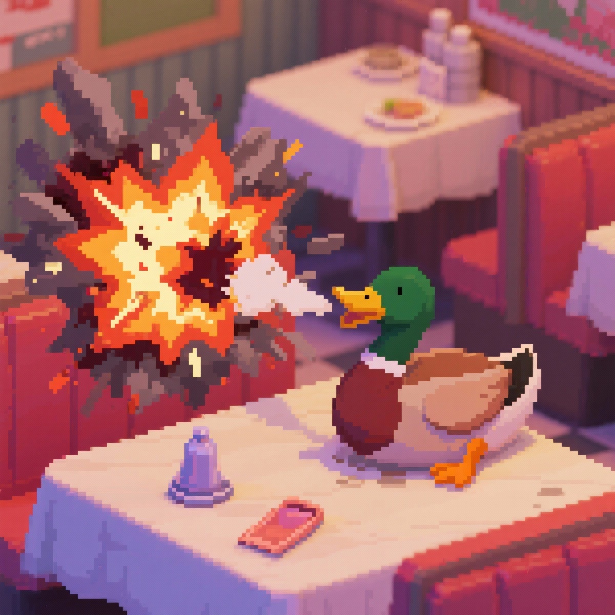 Exploding Duck Coin Logo